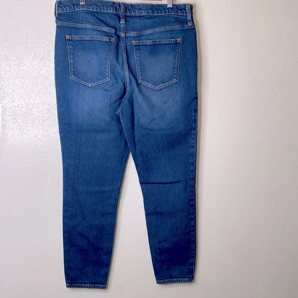 Reimaged by J.Crew Plus Size High-rise Medium Wash Skinny Jeans 3165